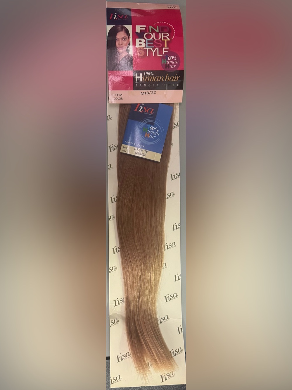 Lisa collection. 100% human hair. Straight.